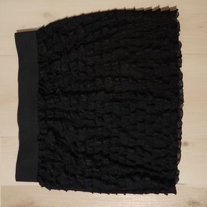 Free People Multi Layered Mini Skirt Elastic Waist Large